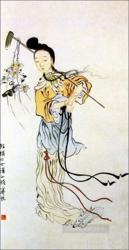 traditional Painting - Qi Baishi little girl traditional China